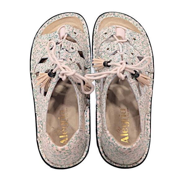 Alegria Valerie VAL-7548 Sandal — Prairie Jane Tan Floral EU 38 US 8 to 8.5 - Picture 3 of 10